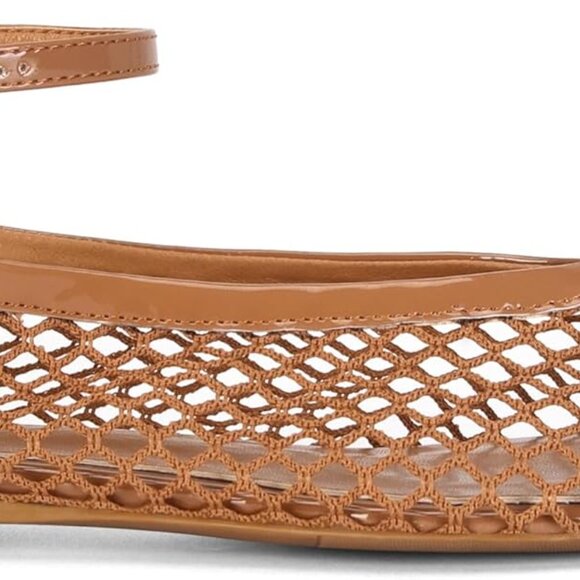 Mesh Ballet Flats Women Rubber Sole Round Toe Casual Office Summer Shoes - Picture 5 of 6